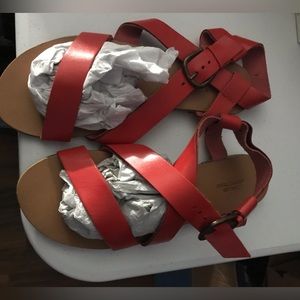 Brand New Without tags Urban Outfitters sandals size 7 ,  orange
